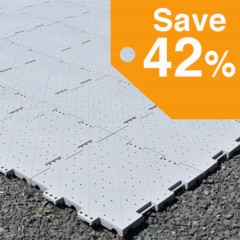 Portable Outdoor and Tent Tile 3/4 Inch x 1x1 Ft.