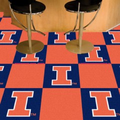 Carpet Tile University of Illinois 18x18 Inches 20 per carton