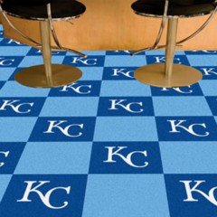 Carpet Tile MLB Kansas City Royals 18x18 Inches 20 per carton