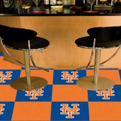 Carpet Tile MLB New York Mets 18x18 Inches 20 per carton