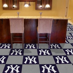 Carpet Tile MLB New York Yankees 18x18 Inches 20 per carton