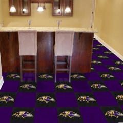 Carpet Tile NFL Baltimore Ravens 18x18 Inches 20 per carton