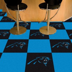 Carpet Tile NFL Carolina Panthers 18x18 Inches 20 per carton