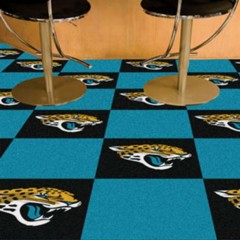 Carpet Tile NFL Jacksonville Jaguars 18x18 Inches 20 per carton