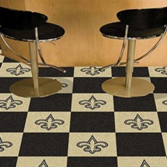 Carpet Tile NFL New Orleans Saints 18x18 Inches 20 per carton