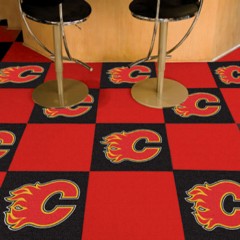 Carpet Tile NHL Calgary Flames 18x18 inches 20 per carton