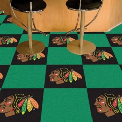 Carpet Tile NHL Chicago Blackhawks 18x18 inches 20 per carton