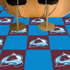 Carpet Tile NHL Colorado Avalanche 18x18 inches 20 per carton
