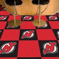 Carpet Tile NHL New Jersey Devils 18x18 inches 20 per carton