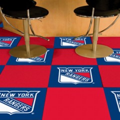 Carpet Tile NHL New York Rangers 18x18 inches 20 per carton