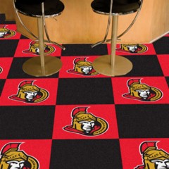 Carpet Tile NHL Ottawa Senators 18x18 inches 20 per carton