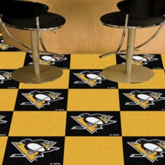 Carpet Tile NHL Pittsburgh Penguins 18x18 inches 20 per carton