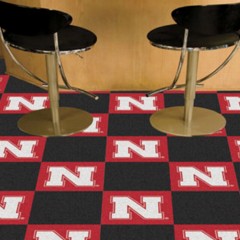 Carpet Tile University of Nebraska 18x18 Inches 20 per carton