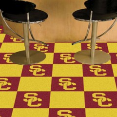 Carpet Tile University of S California 18x18 Inches 20 per carton