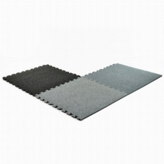 Plush Comfort Carpet Tile 5/8 Inch x 10x10 Ft. Kit Beveled Edges