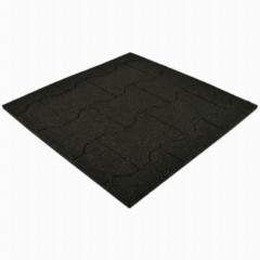 Equine Paver Tile Black 30 mm x 2x2 Ft.