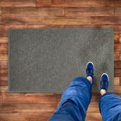 Waterhog Fashion Diamond Indoor Outdoor Entrance Mat 35x118 inches install-5.