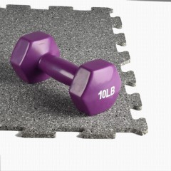 Eureka Rubber Gym Tiles 90% Color 8 mm x 23x23 Inch