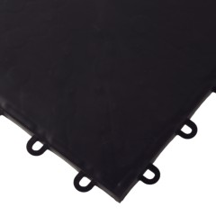 Flat Top black corner of tile.