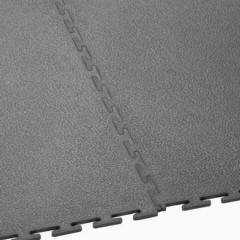 SupraTile T-Joint Textured Black / Grays 6.5 mm x 20x20 Inches