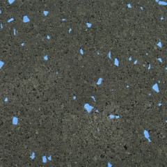 ForceFit West Athletic Rolled Rubber 10% Color 1/2 Inch x 4 Ft. Wide Per SF Blue close up