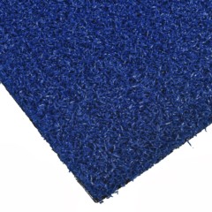 Drill Turf Max Artificial Grass Turf Colors 3/4 Inch x 15 Ft. Wide Per SF corner in blue