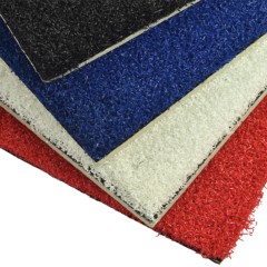 Drill Turf Max Artificial Grass Turf Colors 3/4 Inch x 15 Ft. Wide Per SF color stack, black, blue, white, red