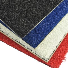 Drill Turf Max Artificial Grass Turf Colors 5mm Padded 3/4 Inch x 15 Ft. Wide Per SF stack, black, blue, white, red