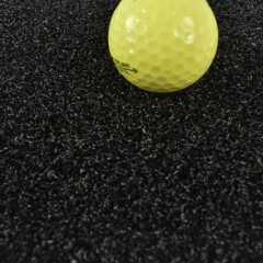 Money Putt Artificial Grass Turf Roll 15 Ft black with golf ball