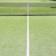 Tennis Court Artificial Turf Roll 3/4 Inch x 15 Ft. Wide Per SF