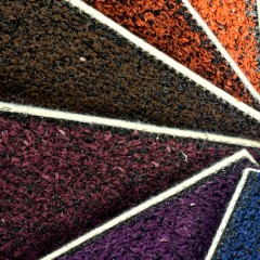 V-Max Artificial Grass Turf All colors in pinwheel pattern