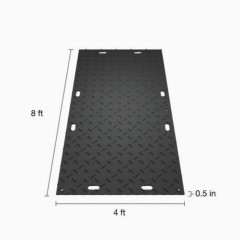 MambaMat Ground Protection Mat Black 1/2 Inch x 4x8 Ft.