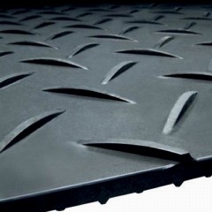 Ground Protection Mats Black 1/2 Inch x 3x6 Ft. with Hand Holes