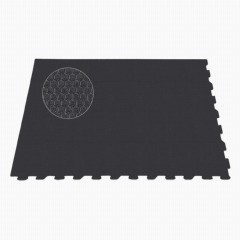 Tuff-Trac Multi-Purpose Rubber Mat - 1/4 x 40 x 96 - Extreme Heavy-Duty  1/4 Thick Recycled Rubber Mat for Indoor or Outdoor, Great for Workshops