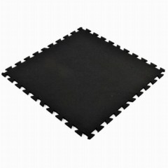 Geneva Rubber Tile 1/2 Inch Black