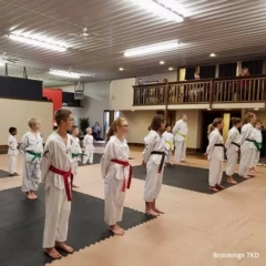 Martial Arts Interlocking Double Sided Foam Floor Taekwondo Red & Black
