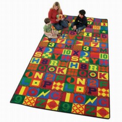 Floors That Teach Kids Rug 1/2 Inch x 9x12 Ft.