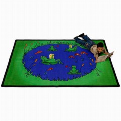 Frogs Kids Rug 1/2 Inch x 6x9 Ft.