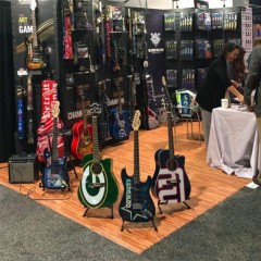 Comfort Flex Tile Center Tile trade show music booth