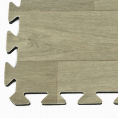 Rustic Wood Grain Trade Show Corner Tile 1/2 Inch x 24x24 Inches