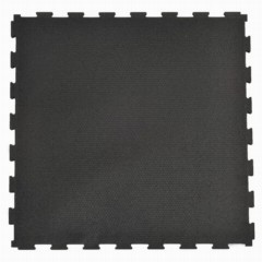 ShokLok Interlocking Rubber Tile Black 3/4 Inch x 2x2 Ft.