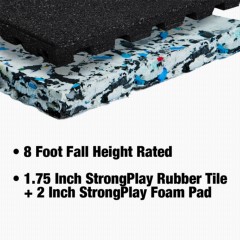 StrongPlay Foam Pad 2 inch x 4x5 Ft.