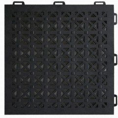 StayLock Tile Perforated Black 9/16 Inch x 1x1 Ft.