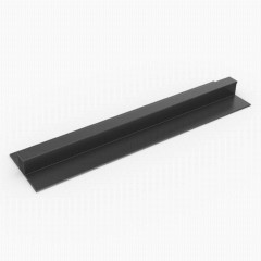 Dark grey Snap Track Joining Strip Low Profile 10.5 mm x 98 Inches
