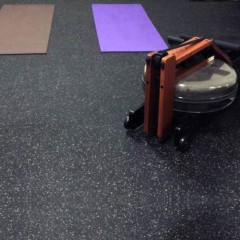 Rubber Flooring Roll Geneva Express 8 mm 10% Color 50 LF Yoga Studio
