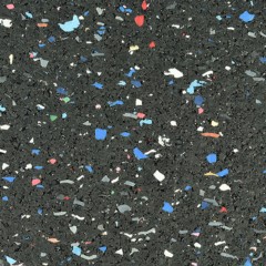 Rolled Rubber Sport 1/2 Inch Regrind Per SF Close Up