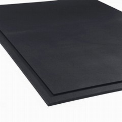 Rubber Floor Mats Black 3/4 Inch x 4x6 Ft.