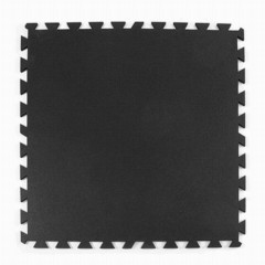 Rubber Tile Utility Black Mix 8 mm x 3x3 Ft.