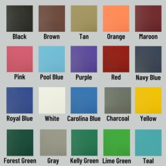 Safety Outdoor Pilaster Wrap Round 38 to 64 Inch Inside Dimension 6 Ft. all colors