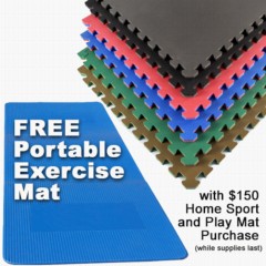 Home Sport and Play Mat 3/4 Inch x 2x2 Ft.